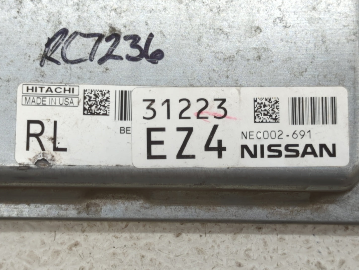 2013-2015 Nissan Rogue PCM Engine Control Computer ECU ECM PCU OEM P/N:NEC002-691 NEC001-655 Fits Fits 2013 2014 2015 OEM Us