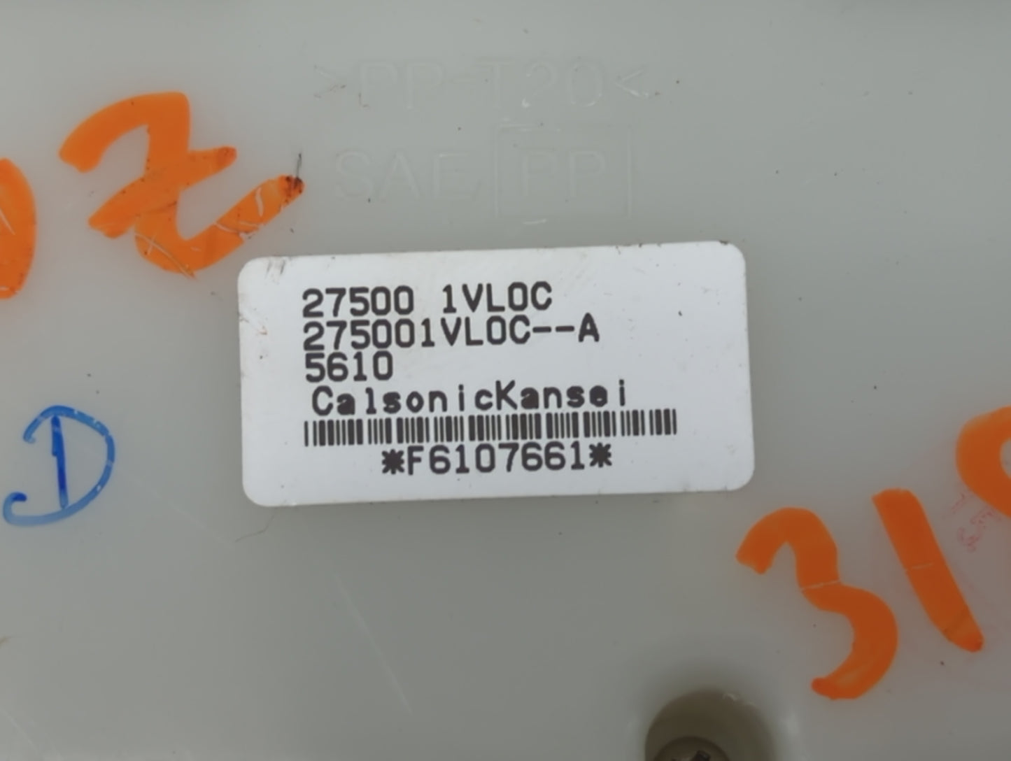 2011-2015 Nissan Rogue Climate Control Module Temperature AC/Heater Replacement P/N:275001VL0C 275001VL0C--A Fits OEM Used A