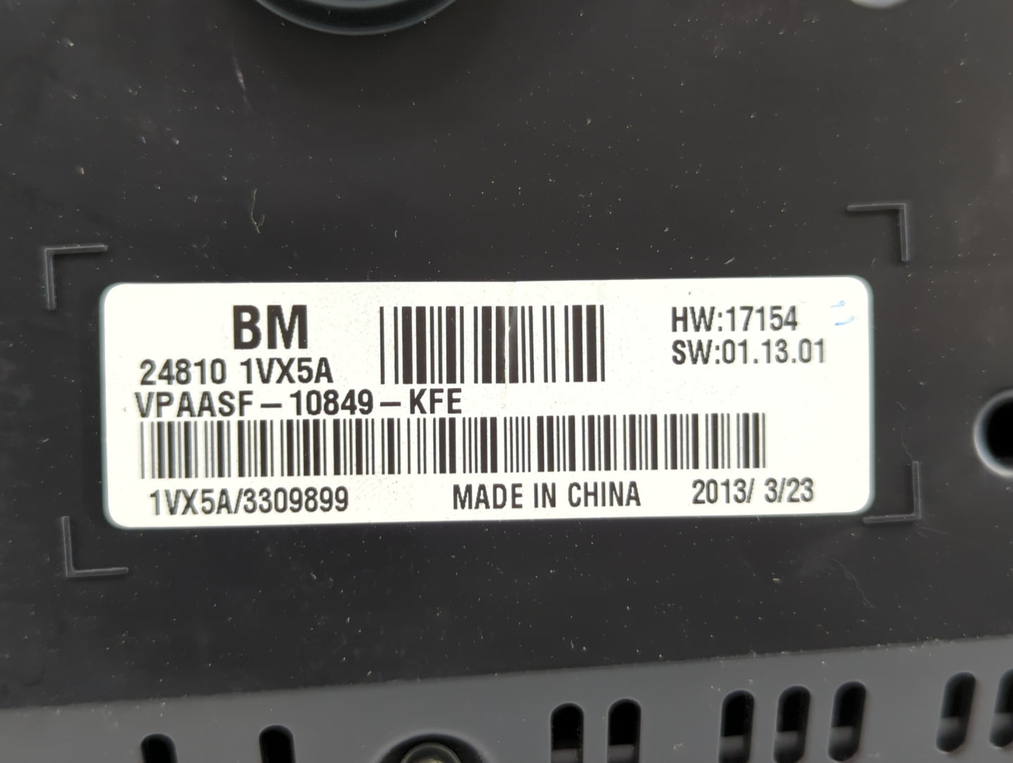 2012-2015 Nissan Rogue Instrument Cluster Speedometer Gauges P/N:VPAASF-10849-KFE 24810 1VX0A Fits Fits 2012 2013 2014 2015 