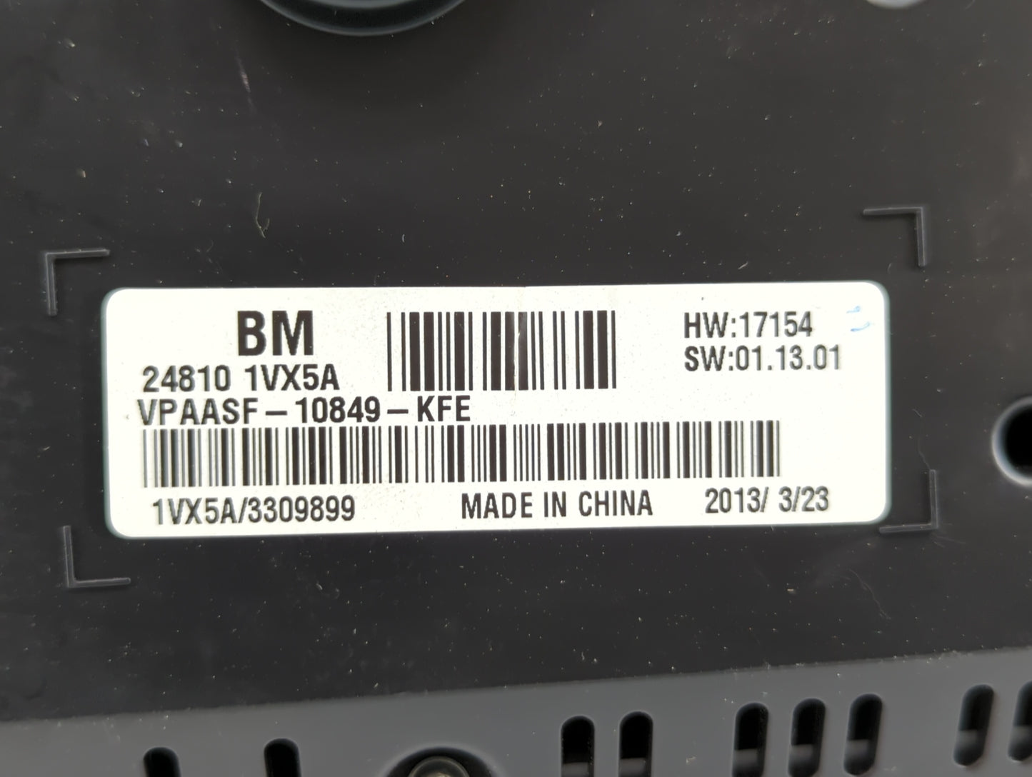 2012-2015 Nissan Rogue Instrument Cluster Speedometer Gauges P/N:VPAASF-10849-KFE 24810 1VX0A Fits Fits 2012 2013 2014 2015 