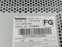 2011-2015 Nissan Rogue Am Fm Cd Player Radio Receiver 427005 - Oemusedautoparts1.com