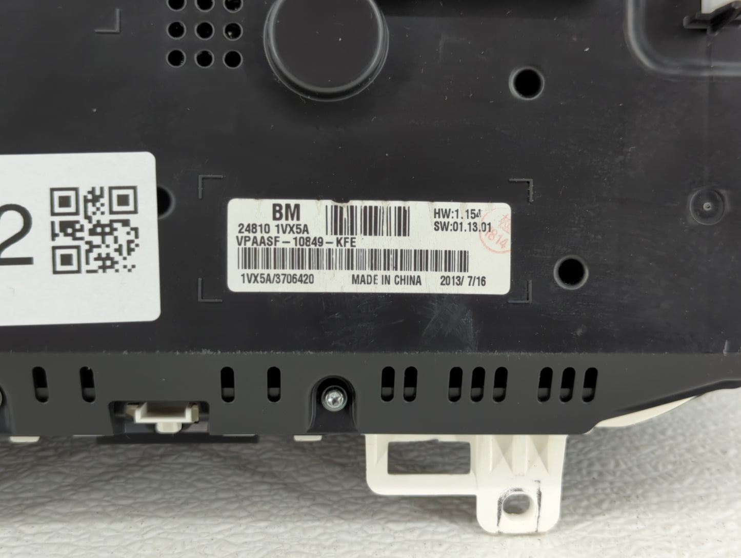2012-2015 Nissan Rogue Instrument Cluster Speedometer Gauges P/N:VPAASF-10849-KFE 24810 1VX0A Fits Fits 2012 2013 2014 2015 