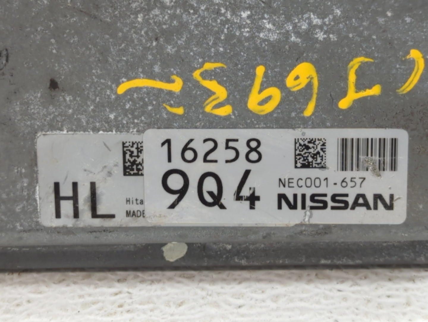 2013-2015 Nissan Rogue PCM Engine Control Computer ECU ECM PCU OEM P/N:NECOO1-657 Fits Fits 2013 2014 2015 OEM Used Auto Par