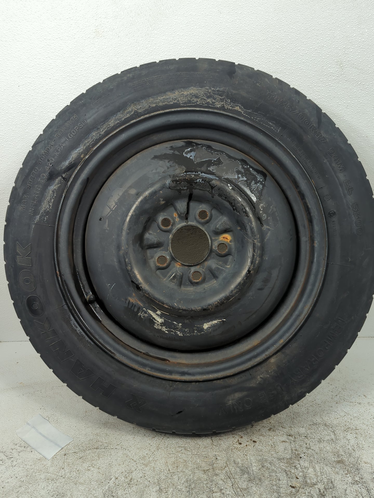 2013 Nissan Rogue Spare Donut Tire Wheel Rim Oem - Oemusedautoparts1.com