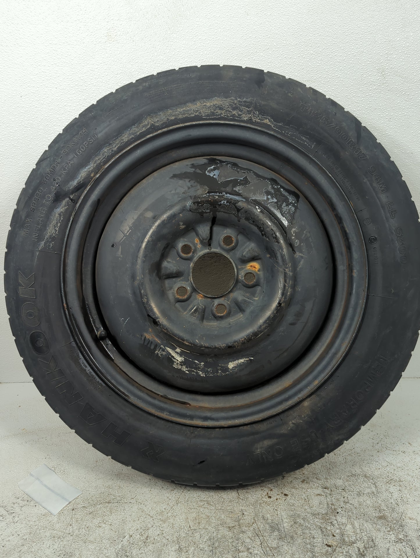 2013 Nissan Rogue Spare Donut Tire Wheel Rim Oem - Oemusedautoparts1.com