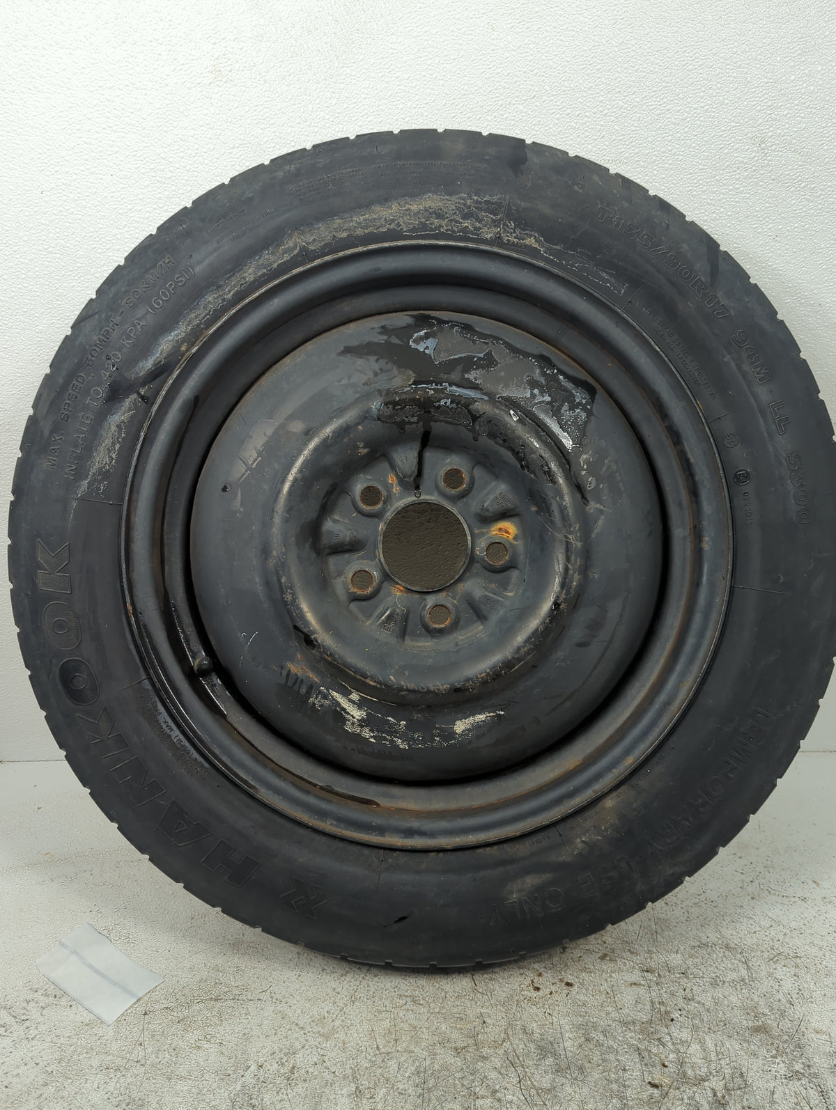 2013 Nissan Rogue Spare Donut Tire Wheel Rim Oem - Oemusedautoparts1.com