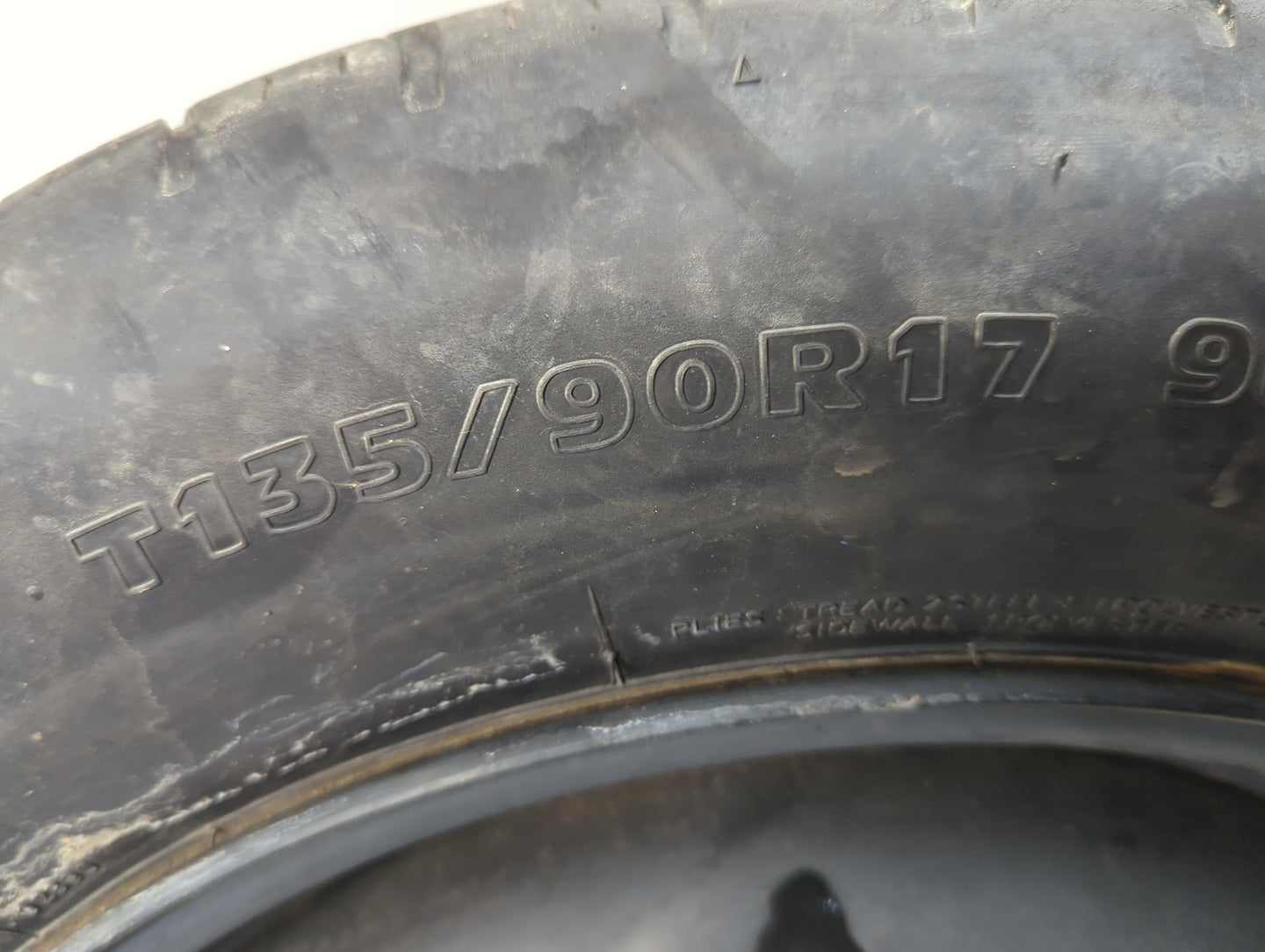 2013 Nissan Rogue Spare Donut Tire Wheel Rim Oem - Oemusedautoparts1.com