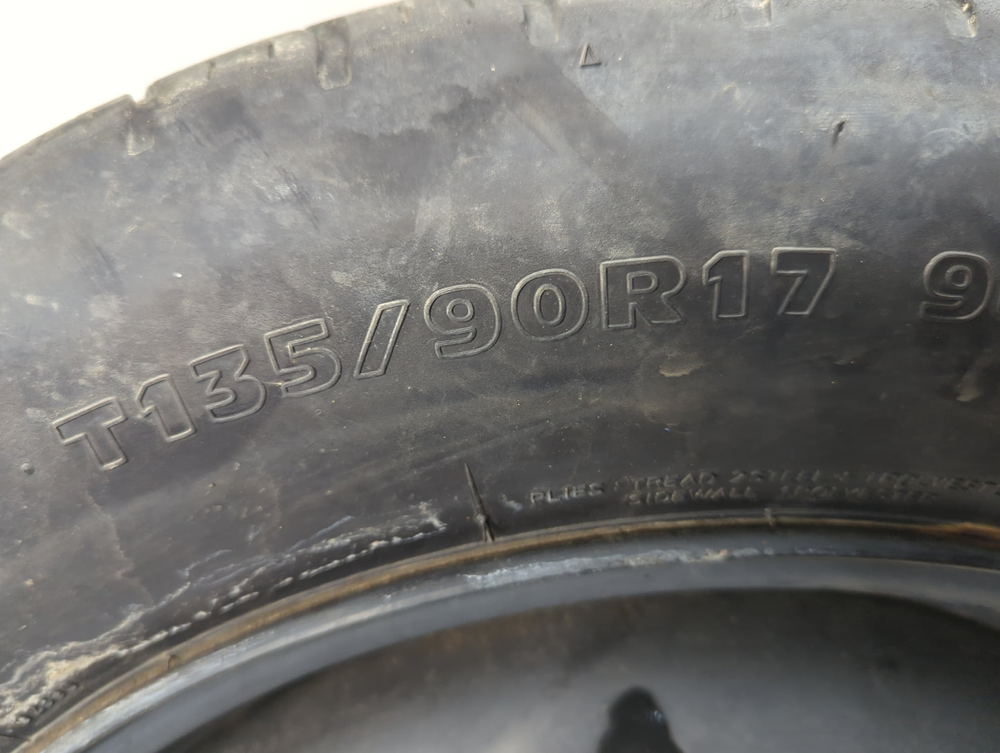 2013 Nissan Rogue Spare Donut Tire Wheel Rim Oem - Oemusedautoparts1.com