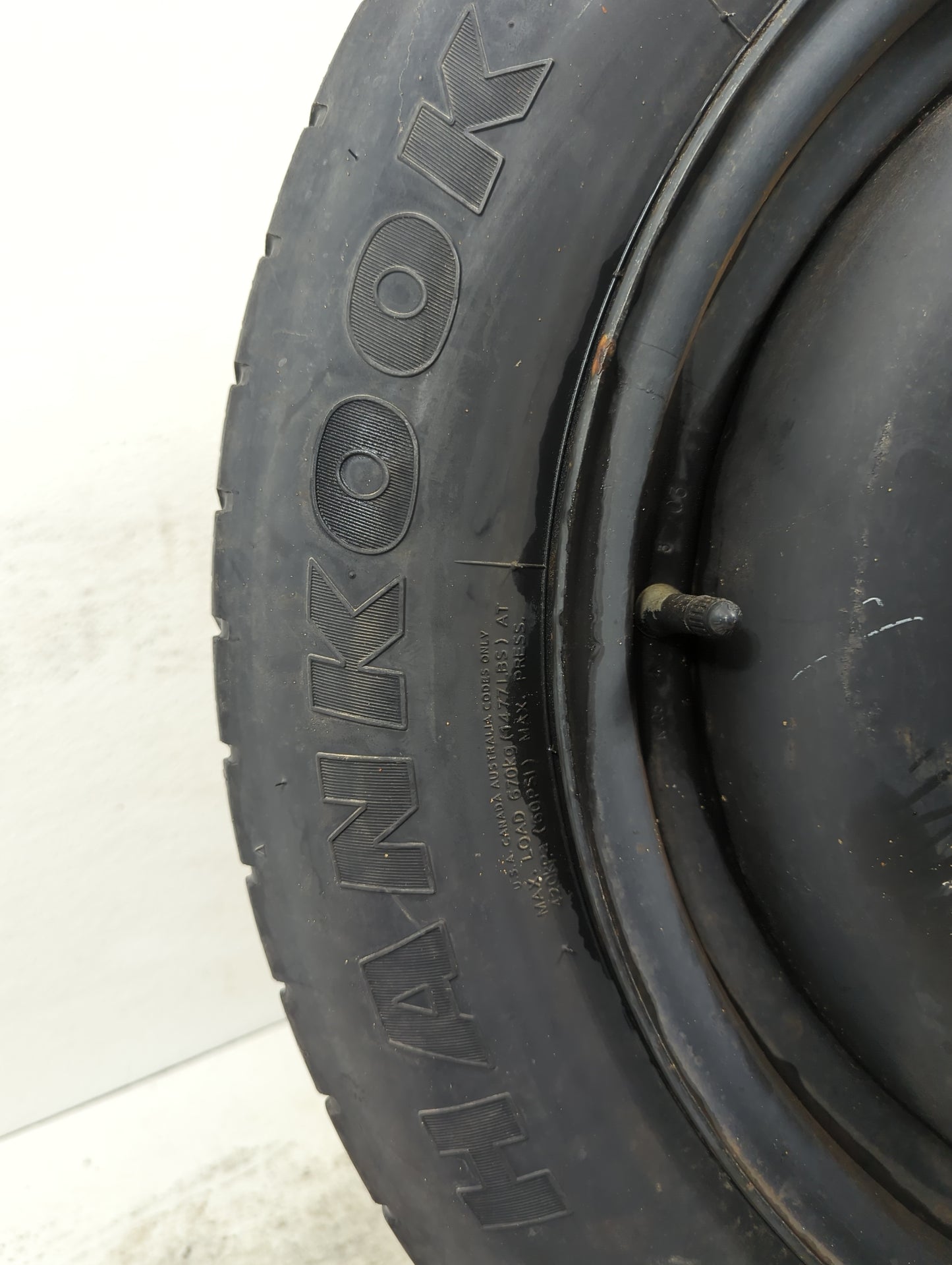 2013 Nissan Rogue Spare Donut Tire Wheel Rim Oem - Oemusedautoparts1.com