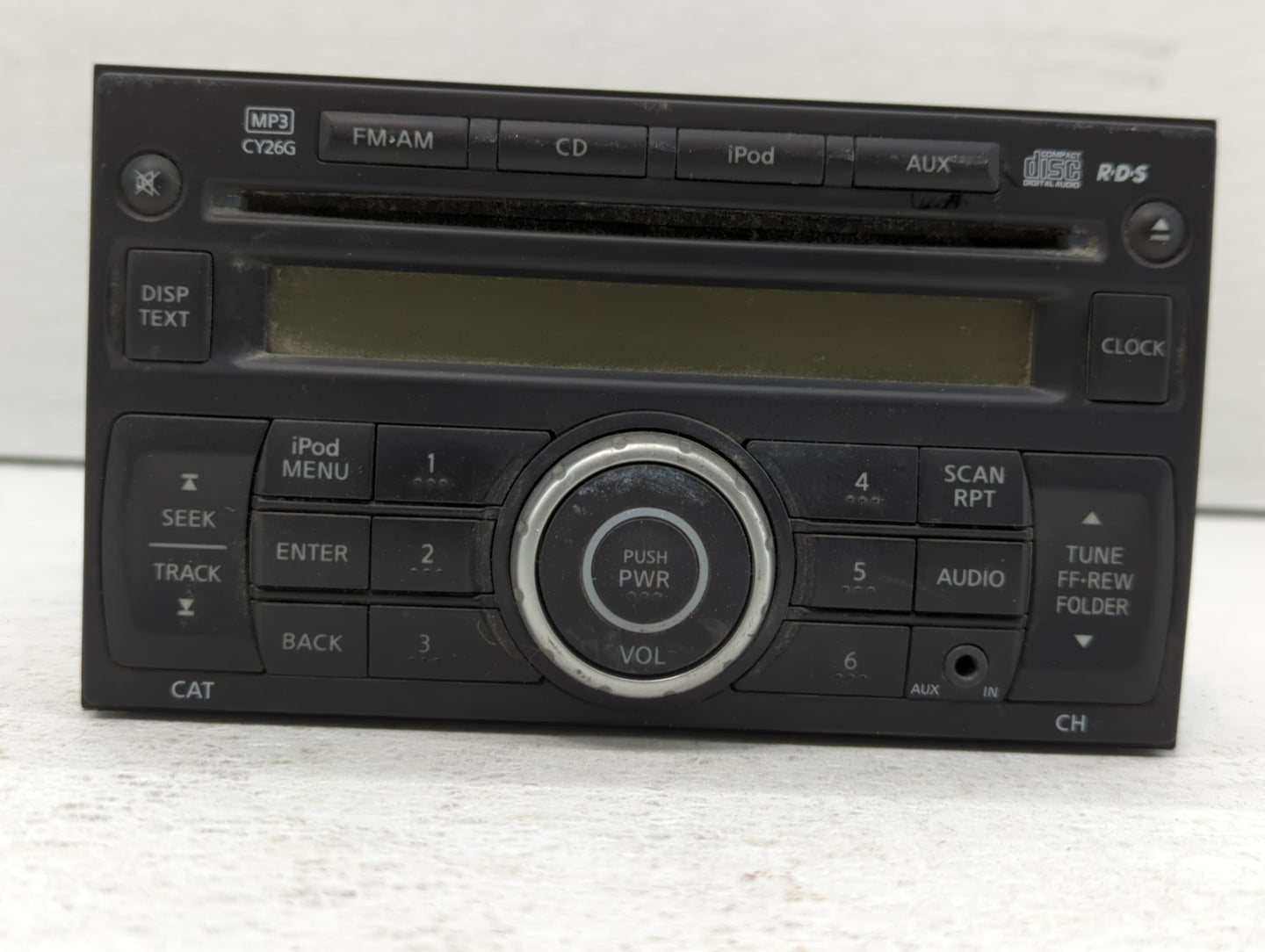 2011-2015 Nissan Rogue Radio AM FM Cd Player Receiver Replacement P/N:28185 1VK1A Fits Fits 2011 2012 2013 2014 2015 OEM Use
