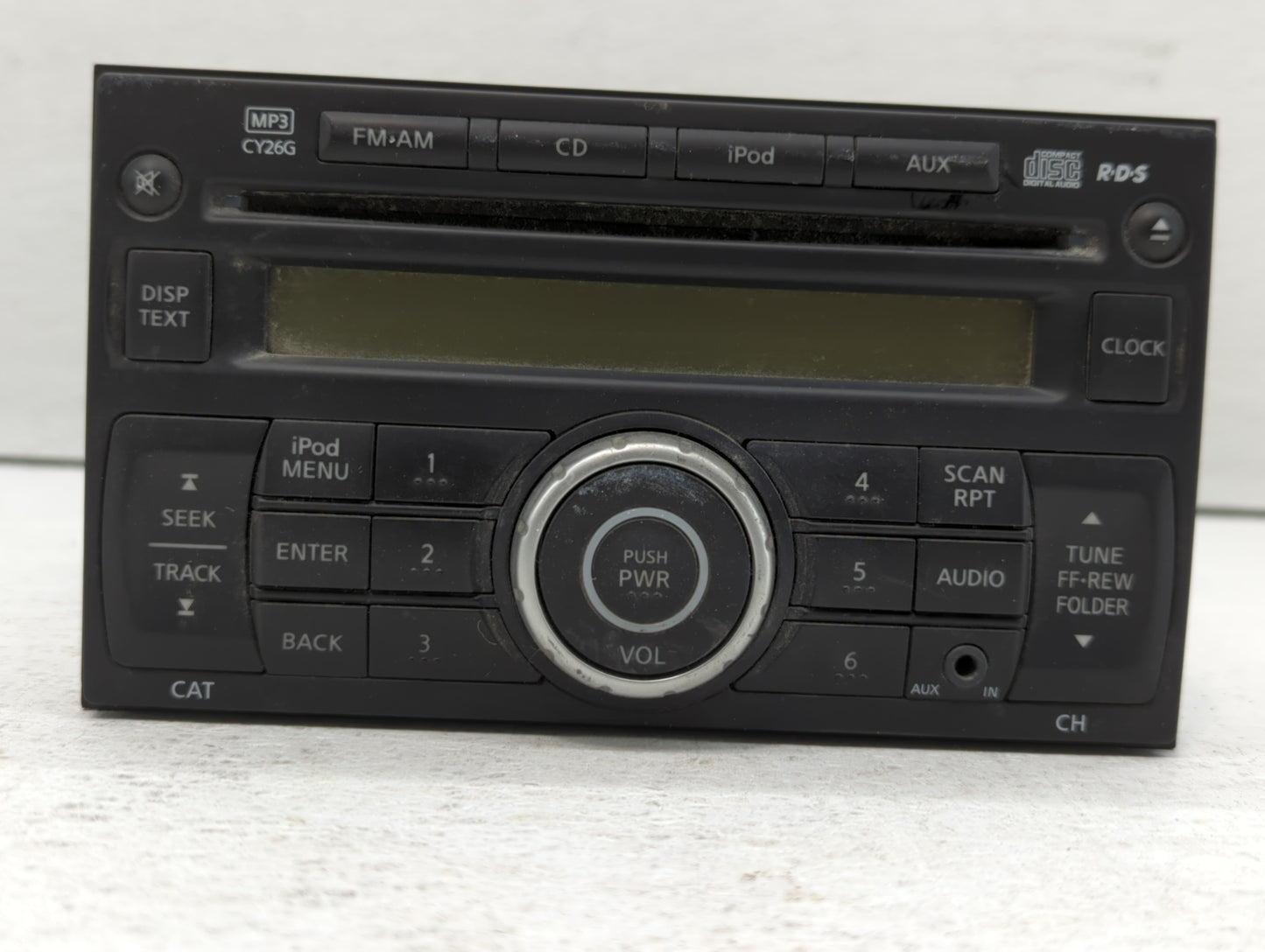 2011-2015 Nissan Rogue Radio AM FM Cd Player Receiver Replacement P/N:28185 1VK1A Fits Fits 2011 2012 2013 2014 2015 OEM Use