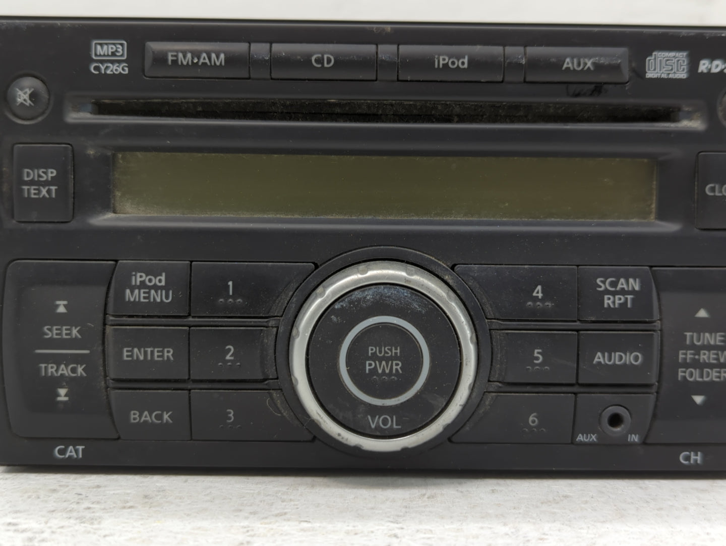 2011-2015 Nissan Rogue Radio AM FM Cd Player Receiver Replacement P/N:28185 1VK1A Fits Fits 2011 2012 2013 2014 2015 OEM Use