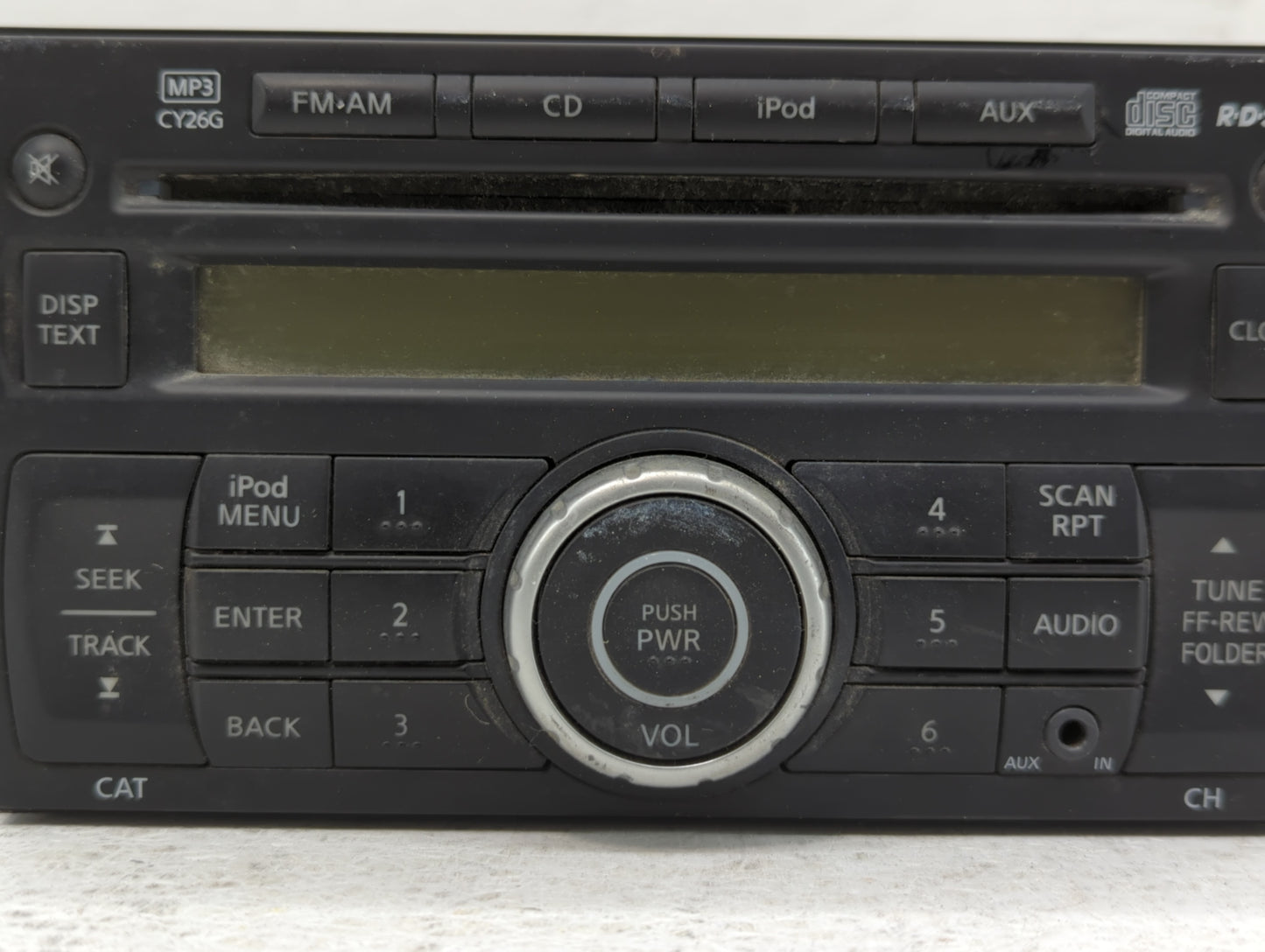 2011-2015 Nissan Rogue Radio AM FM Cd Player Receiver Replacement P/N:28185 1VK1A Fits Fits 2011 2012 2013 2014 2015 OEM Use
