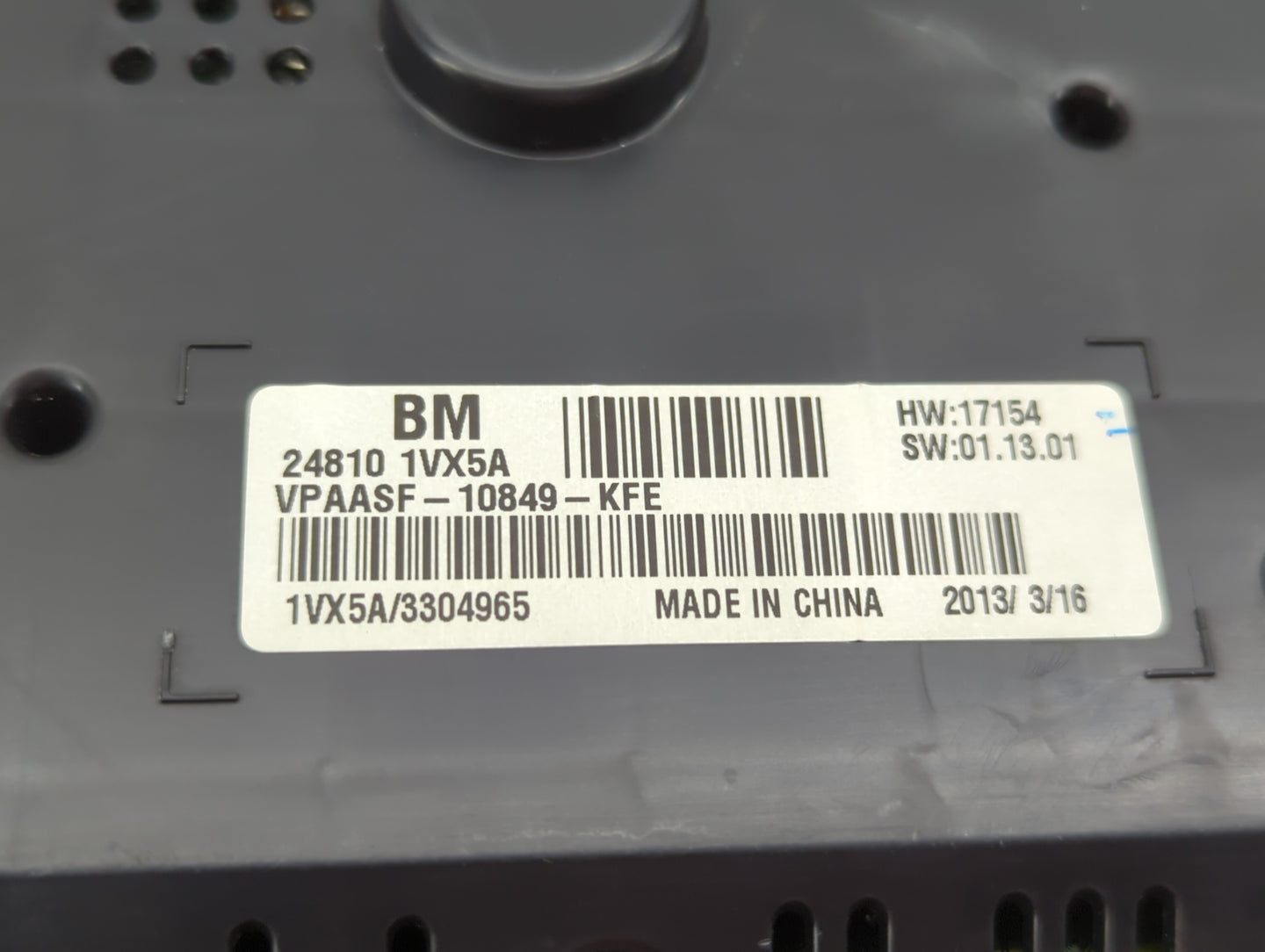 2012-2015 Nissan Rogue Instrument Cluster Speedometer Gauges P/N:24810 1VX5A 24810 1VX0A Fits Fits 2012 2013 2014 2015 OEM U