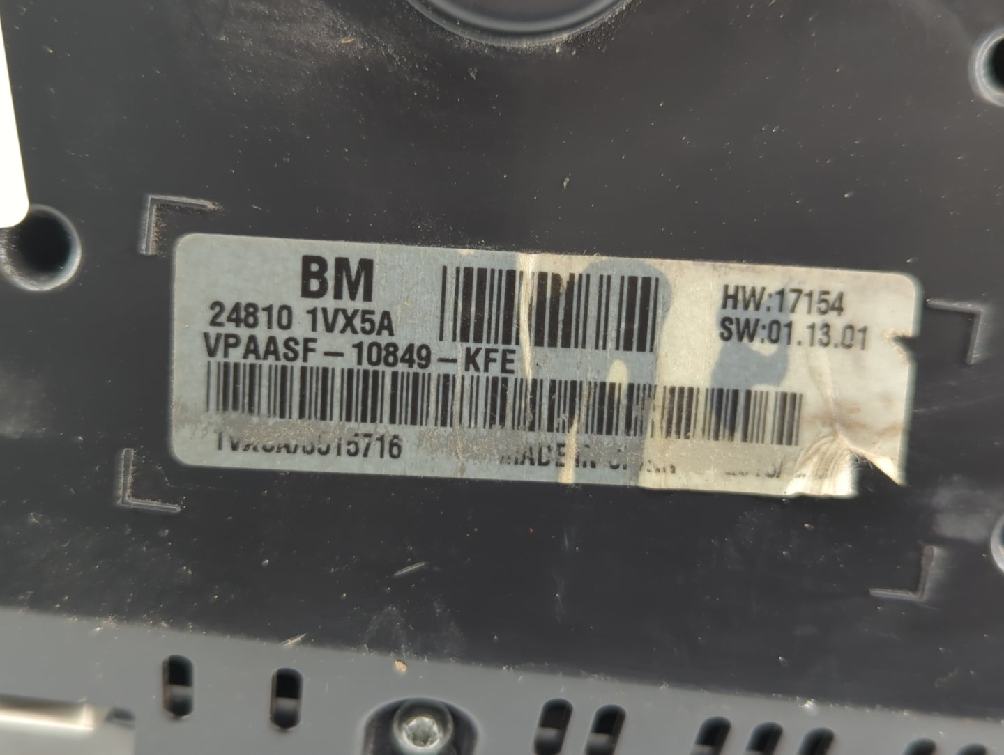 2012-2015 Nissan Rogue Instrument Cluster Speedometer Gauges P/N:24810 1VX5A Fits Fits 2012 2013 2014 2015 OEM Used Auto Par
