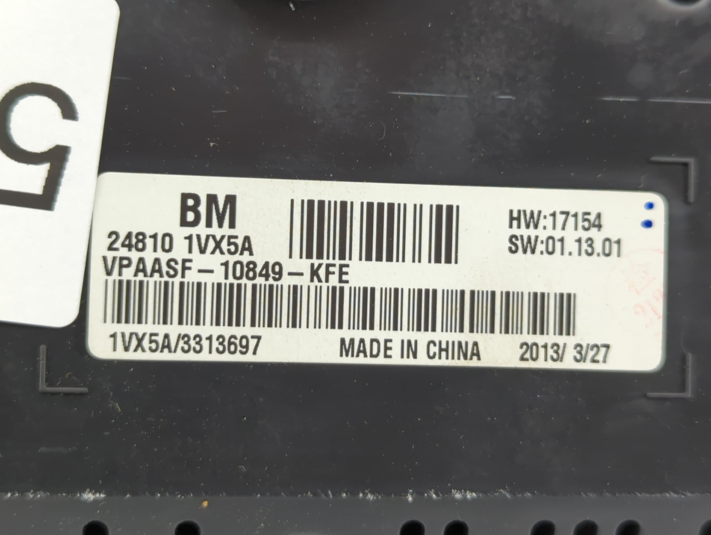 2012-2015 Nissan Rogue Instrument Cluster Speedometer Gauges P/N:24810 1VX5A Fits Fits 2012 2013 2014 2015 OEM Used Auto Par