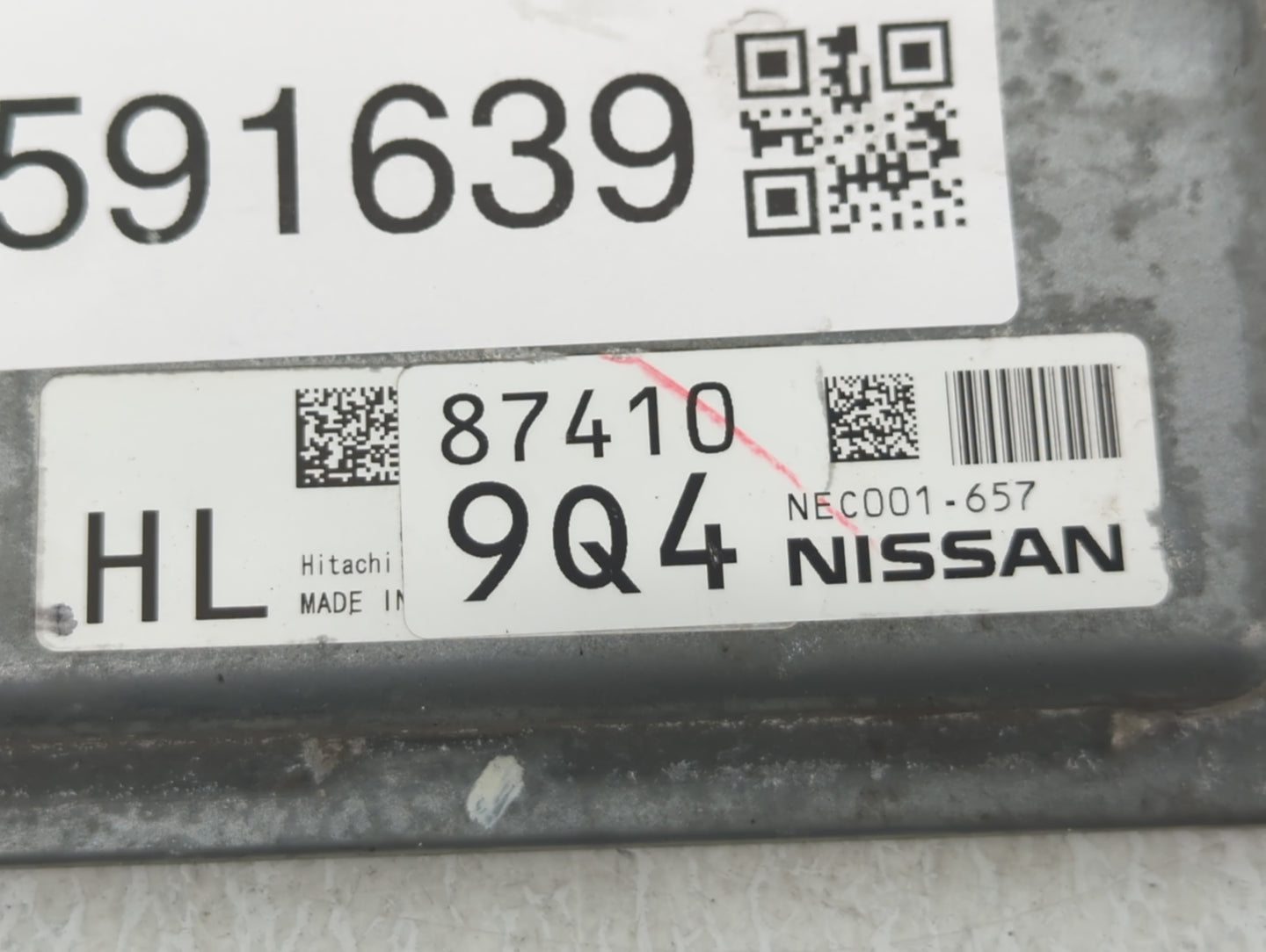 2013-2015 Nissan Rogue PCM Engine Control Computer ECU ECM PCU OEM P/N:NEC001-657 Fits Fits 2013 2014 2015 OEM Used Auto Par