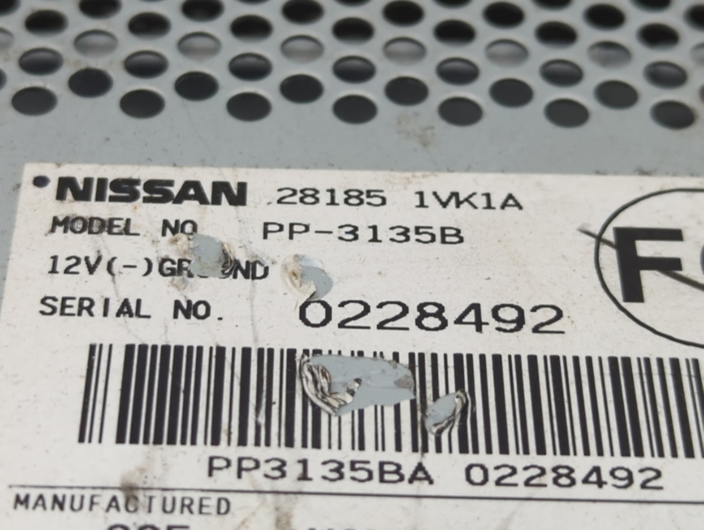 2011-2015 Nissan Rogue Am Fm Cd Player Radio Receiver - Oemusedautoparts1.com