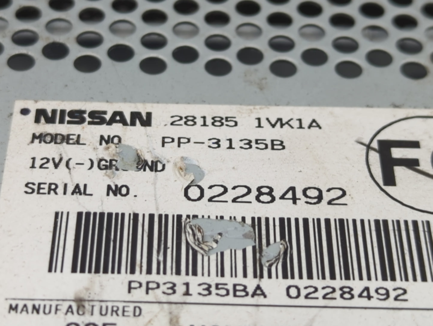 2011-2015 Nissan Rogue Am Fm Cd Player Radio Receiver - Oemusedautoparts1.com