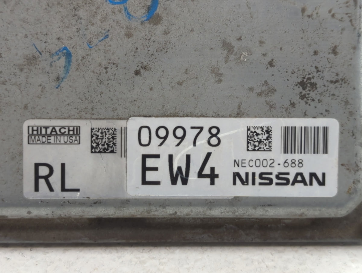 2013-2015 Nissan Rogue PCM Engine Control Computer ECU ECM PCU OEM P/N:NEC002-688 Fits 2013 2014 2015 OEM Used Auto Parts - 