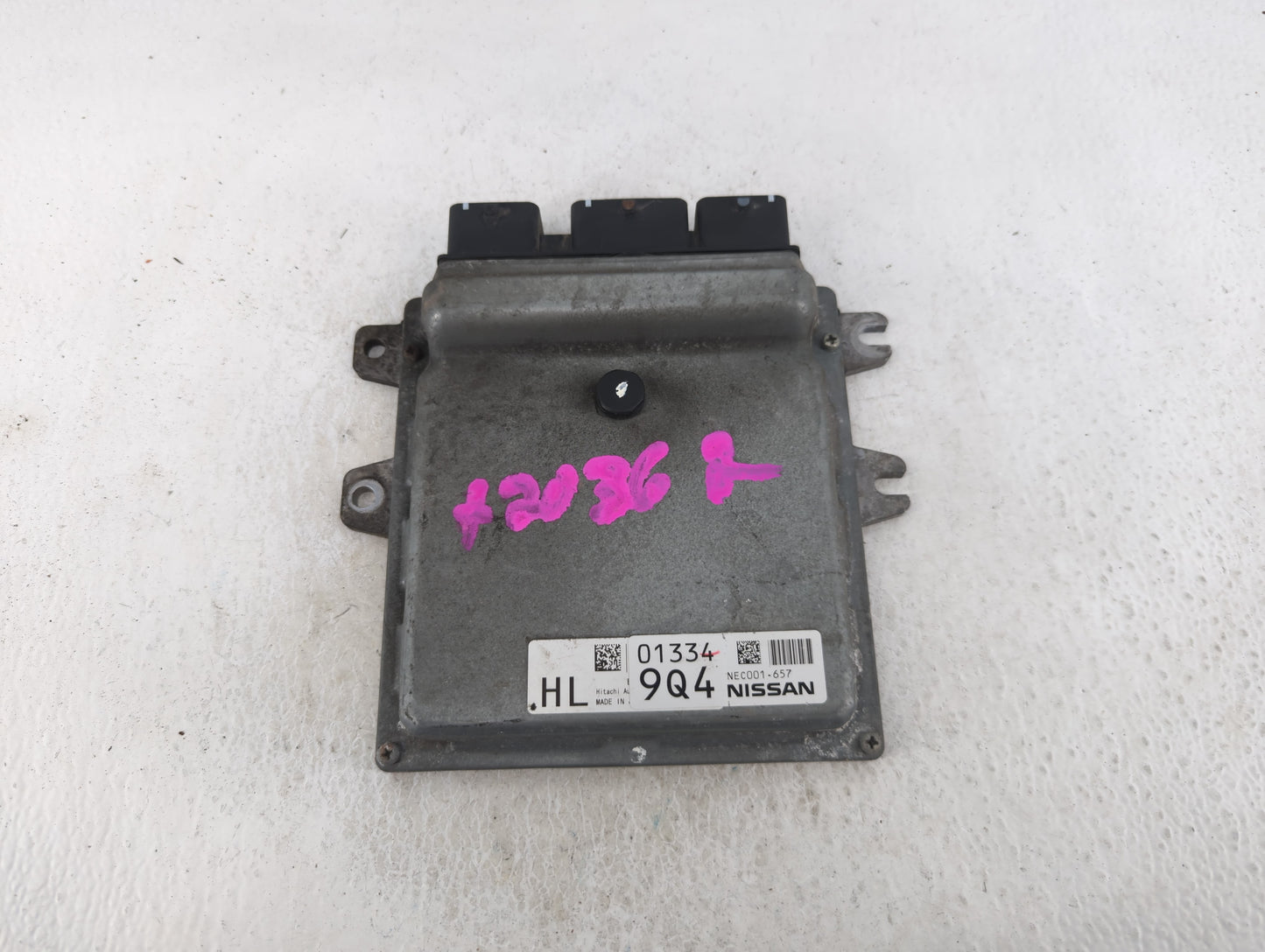 2013 Nissan Rogue PCM Engine Control Computer ECU ECM PCU OEM P/N:NEC001-657 013349Q4 Fits OEM Used Auto Parts - Oemusedauto