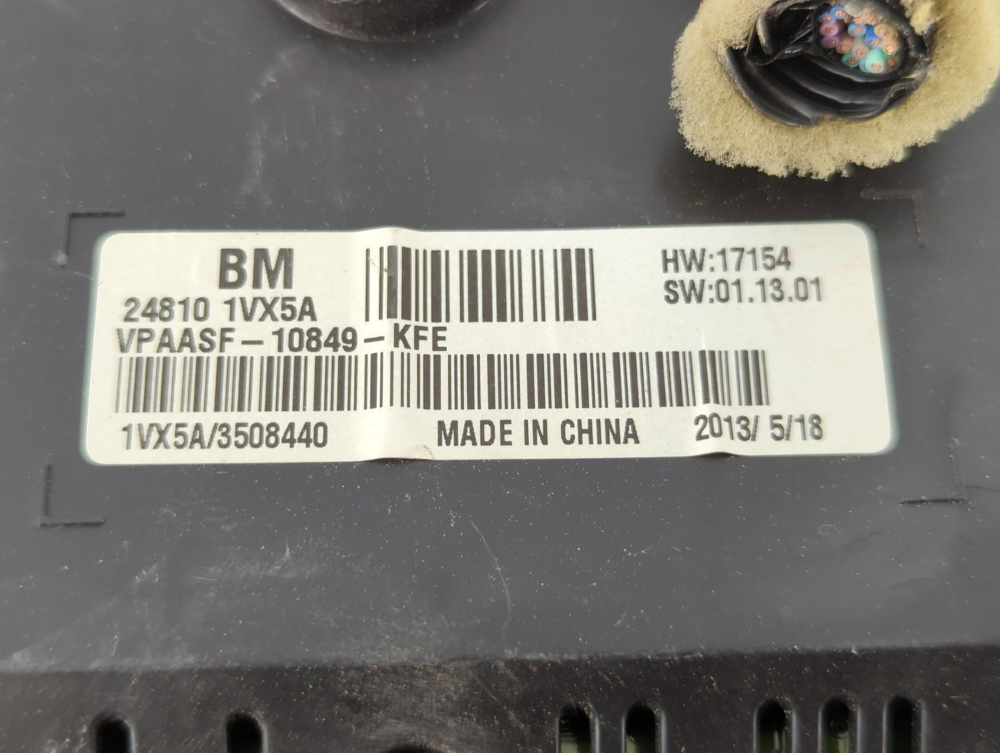 2012-2015 Nissan Rogue Instrument Cluster Speedometer Gauges P/N:24810-1VX5A Fits Fits 2012 2013 2014 2015 OEM Used Auto Par