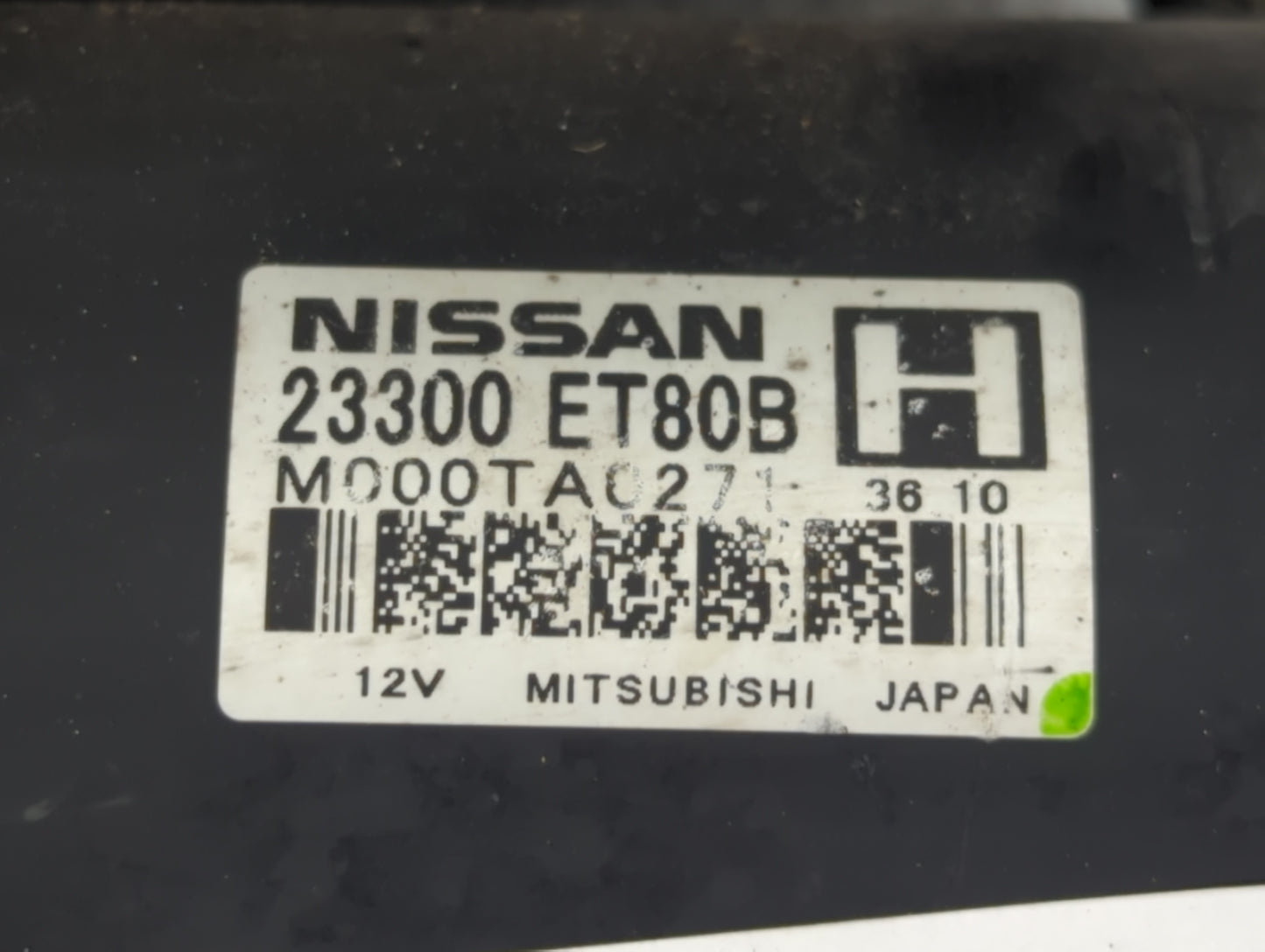2008-2015 Nissan Rogue Car Starter Motor Solenoid OEM P/N:M000TA0271 23300 ET80B Fits Fits 2008 2009 2010 2011 2012 2013 201