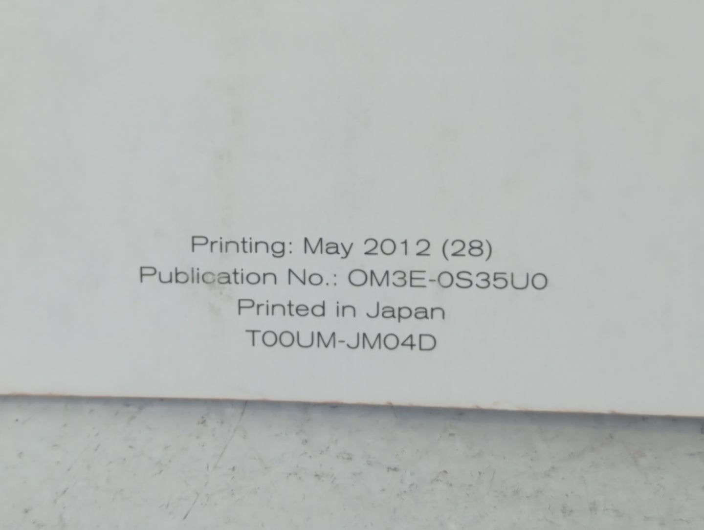 2013 Nissan Rogue Owners Manual Book Guide P/N:T00UM-JM04D OEM Used Auto Parts - Oemusedautoparts1.com
