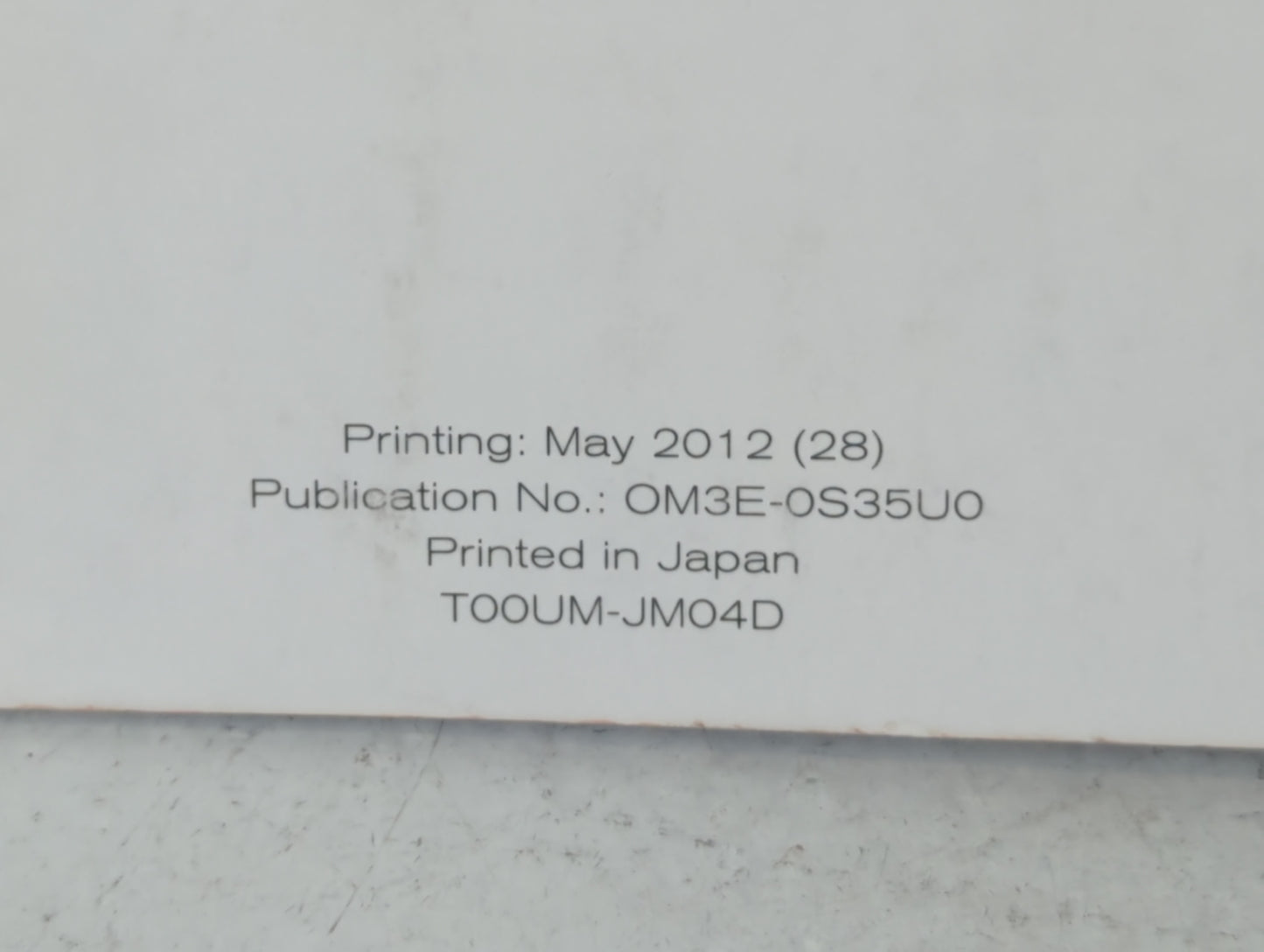 2013 Nissan Rogue Owners Manual Book Guide P/N:T00UM-JM04D OEM Used Auto Parts - Oemusedautoparts1.com