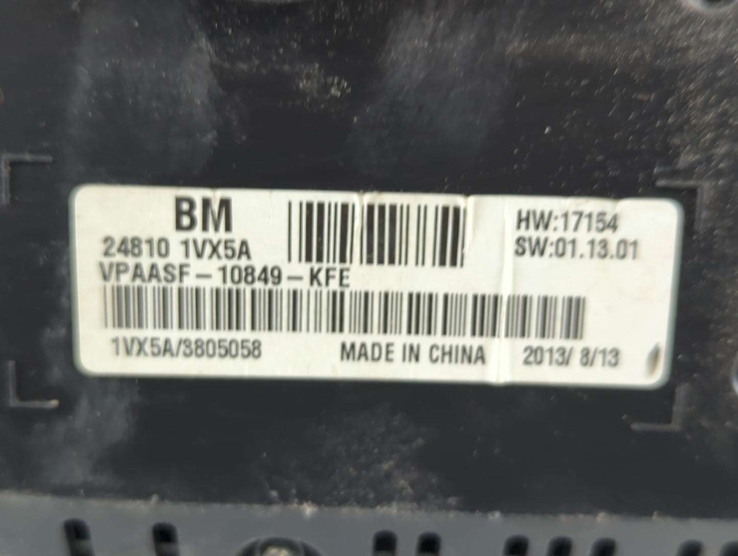 2012-2015 Nissan Rogue Instrument Cluster Speedometer Gauges P/N:24810 1VX5A Fits Fits 2012 2013 2014 2015 OEM Used Auto Par