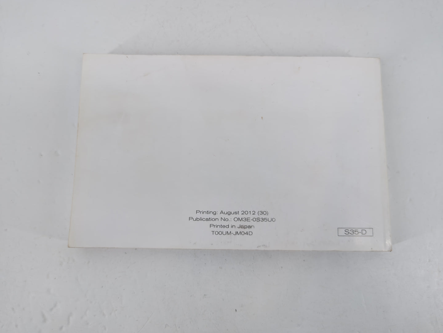 2013 Nissan Rogue Owners Manual Book Guide P/N:T00UM-JM04D OM3E-0S35U0 OEM Used Auto Parts - Oemusedautoparts1.com