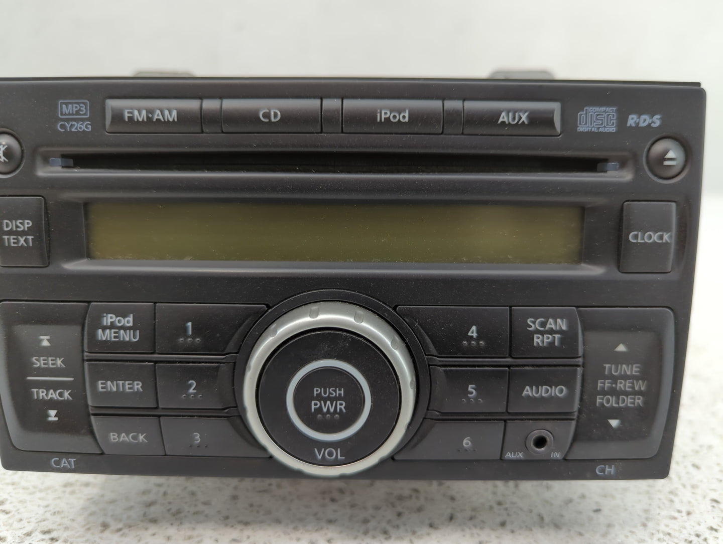 2011-2015 Nissan Rogue Radio AM FM Cd Player Receiver Replacement P/N:28185 1VK1A Fits Fits 2011 2012 2013 2014 2015 OEM Use