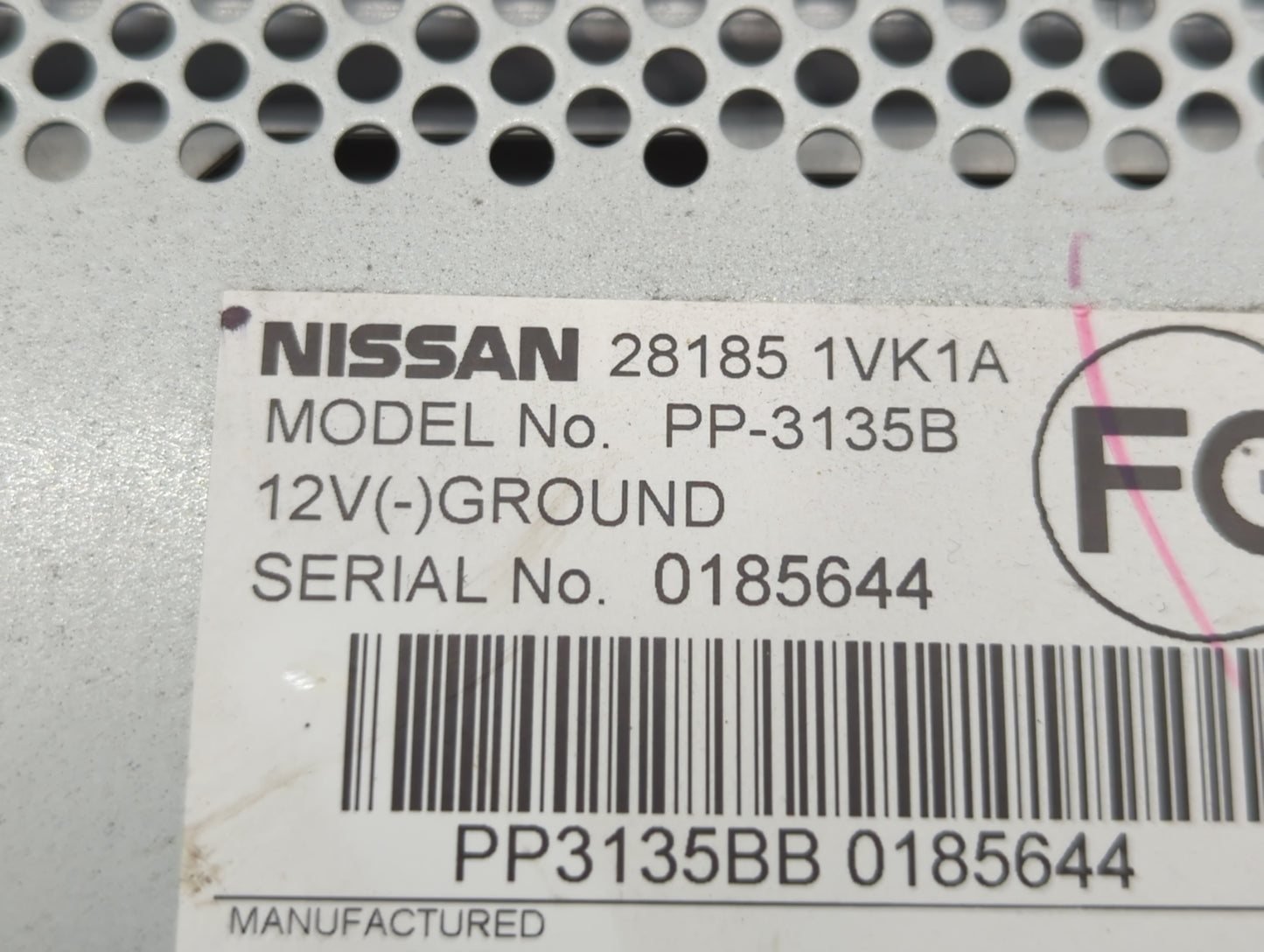 2011-2015 Nissan Rogue Radio AM FM Cd Player Receiver Replacement P/N:28185 1VK1A Fits Fits 2011 2012 2013 2014 2015 OEM Use