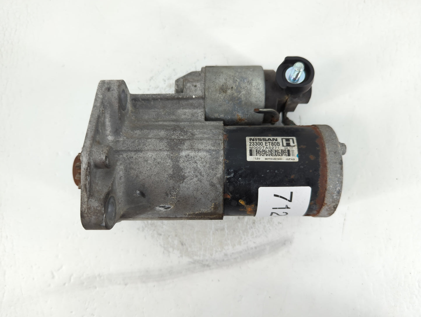 2008-2015 Nissan Rogue Car Starter Motor Solenoid OEM P/N:M000TA0271 23300 ET80B Fits Fits 2008 2009 2010 2011 2012 2013 201