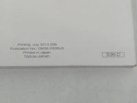 2013 Nissan Rogue Owners Manual Book Guide P/N:OM3E-0S35U0 OEM Used Auto Parts - Oemusedautoparts1.com