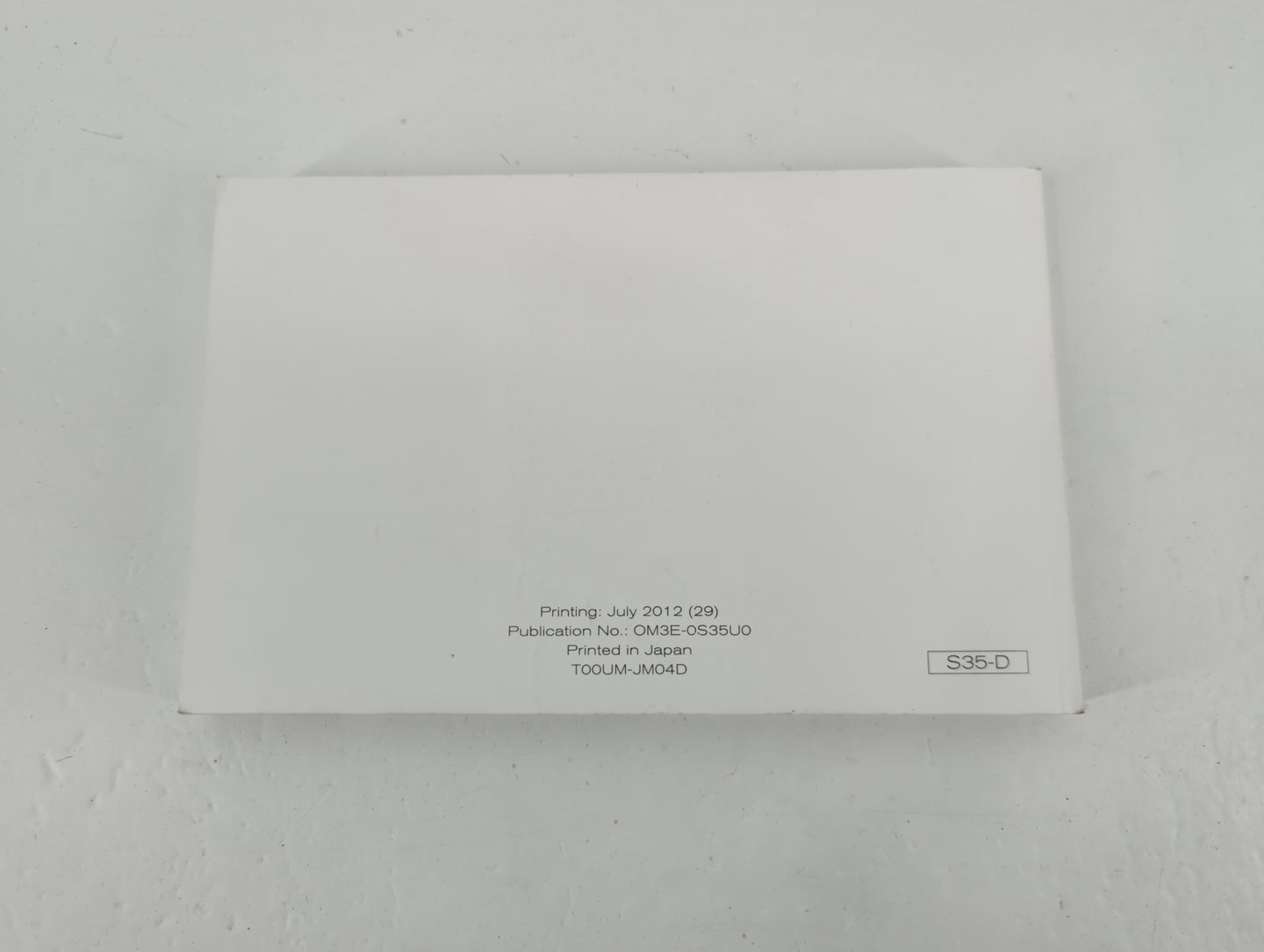 2013 Nissan Rogue Owners Manual Book Guide P/N:OM3E-0S35U0 OEM Used Auto Parts - Oemusedautoparts1.com