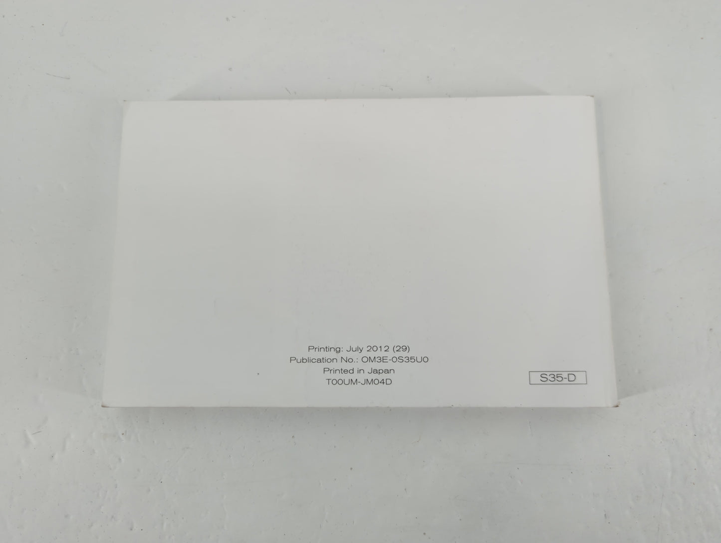 2013 Nissan Rogue Owners Manual Book Guide P/N:OM3E-0S35U0 OEM Used Auto Parts - Oemusedautoparts1.com