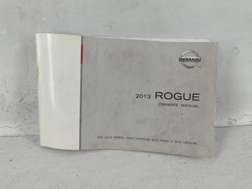 2013 Nissan Rogue Owners Manual Book Guide P/N:T00UM-JM04D OEM Used Auto Parts - Oemusedautoparts1.com