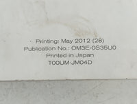 2013 Nissan Rogue Owners Manual Book Guide P/N:T00UM-JM04D OEM Used Auto Parts - Oemusedautoparts1.com