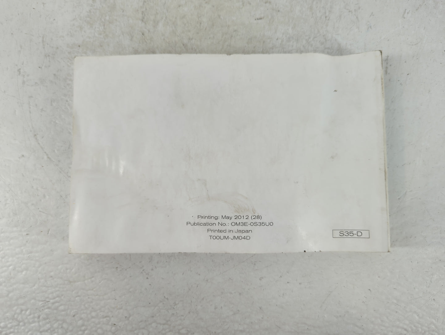 2013 Nissan Rogue Owners Manual Book Guide P/N:T00UM-JM04D OEM Used Auto Parts - Oemusedautoparts1.com
