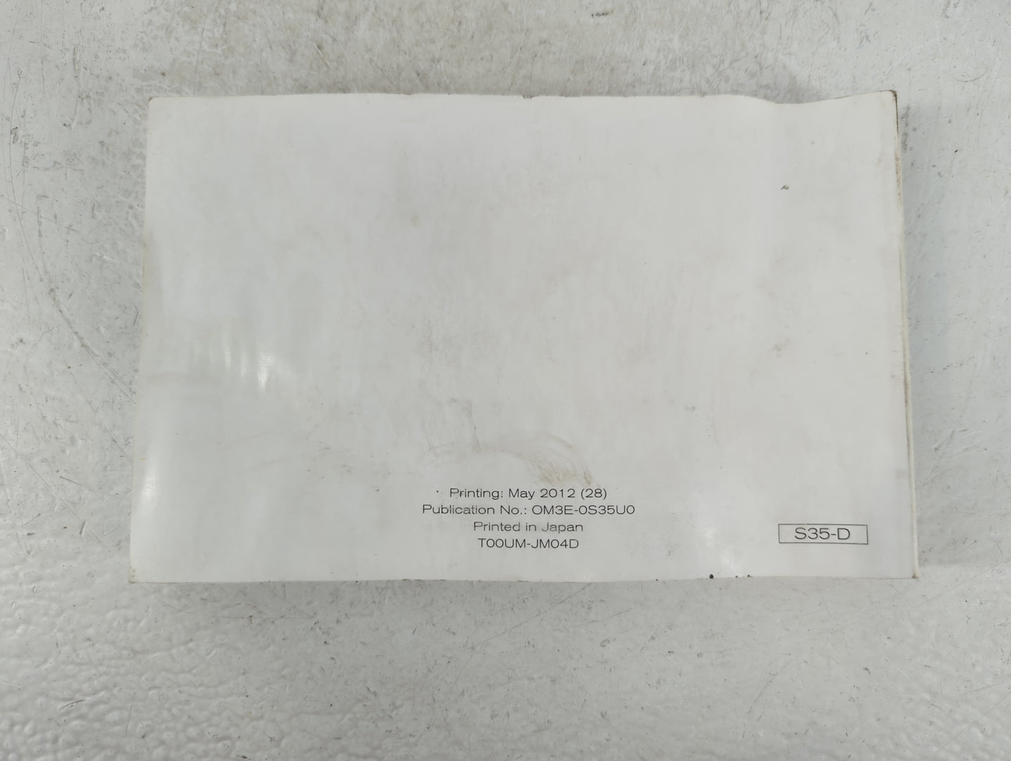 2013 Nissan Rogue Owners Manual Book Guide P/N:T00UM-JM04D OEM Used Auto Parts - Oemusedautoparts1.com