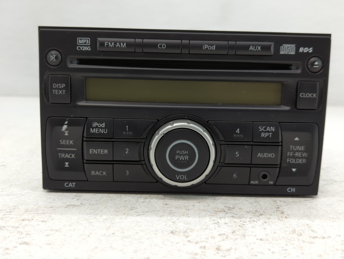 2011-2015 Nissan Rogue Radio AM FM Cd Player Receiver Replacement P/N:PP3135BA 0235876 28185 1VK1A Fits OEM Used Auto Parts 
