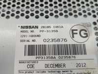 2011-2015 Nissan Rogue Radio AM FM Cd Player Receiver Replacement P/N:PP3135BA 0235876 28185 1VK1A Fits OEM Used Auto Parts 