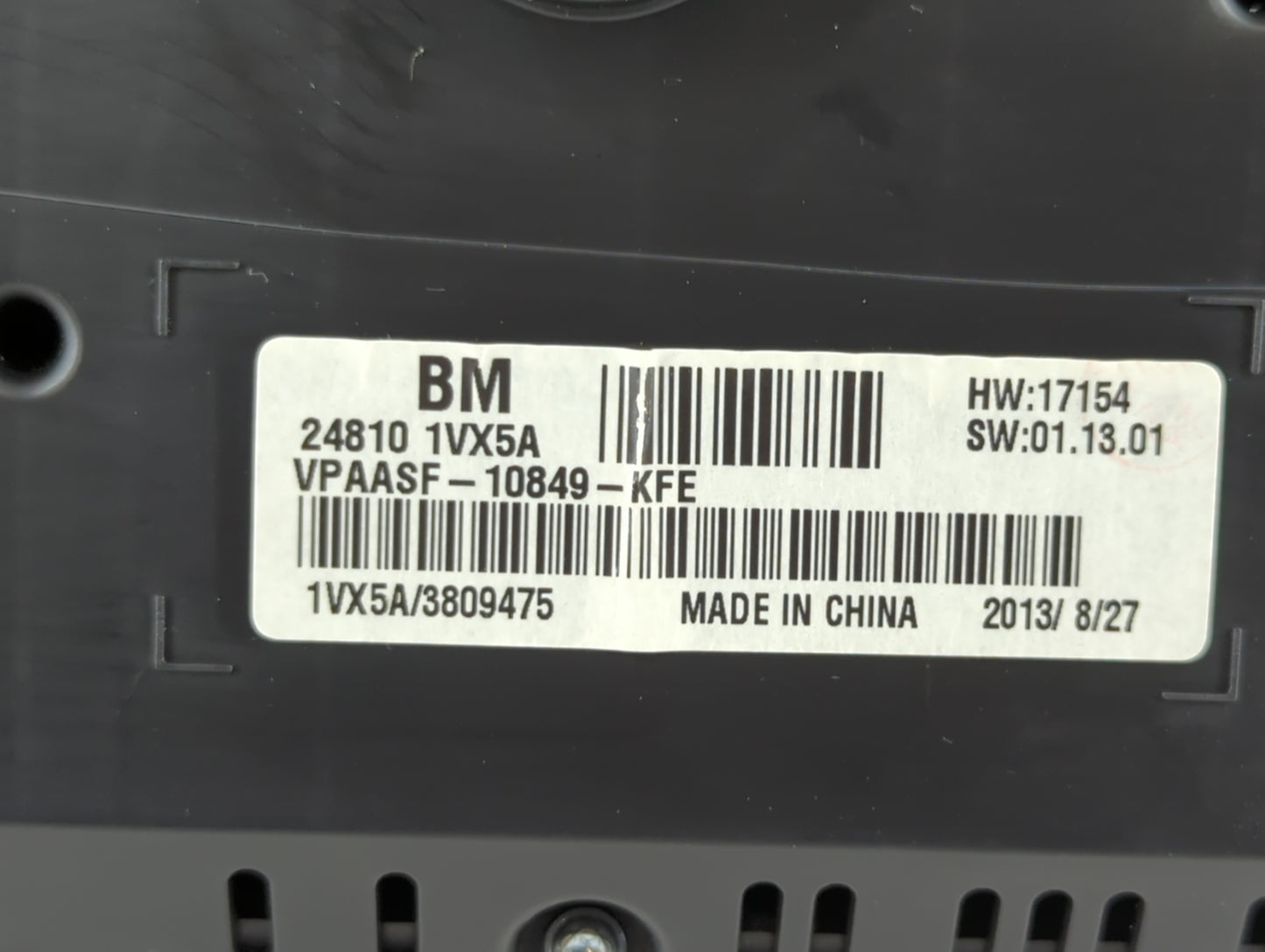 2012-2015 Nissan Rogue Instrument Cluster Speedometer Gauges P/N:24810 1VX5A Fits Fits 2012 2013 2014 2015 OEM Used Auto Par