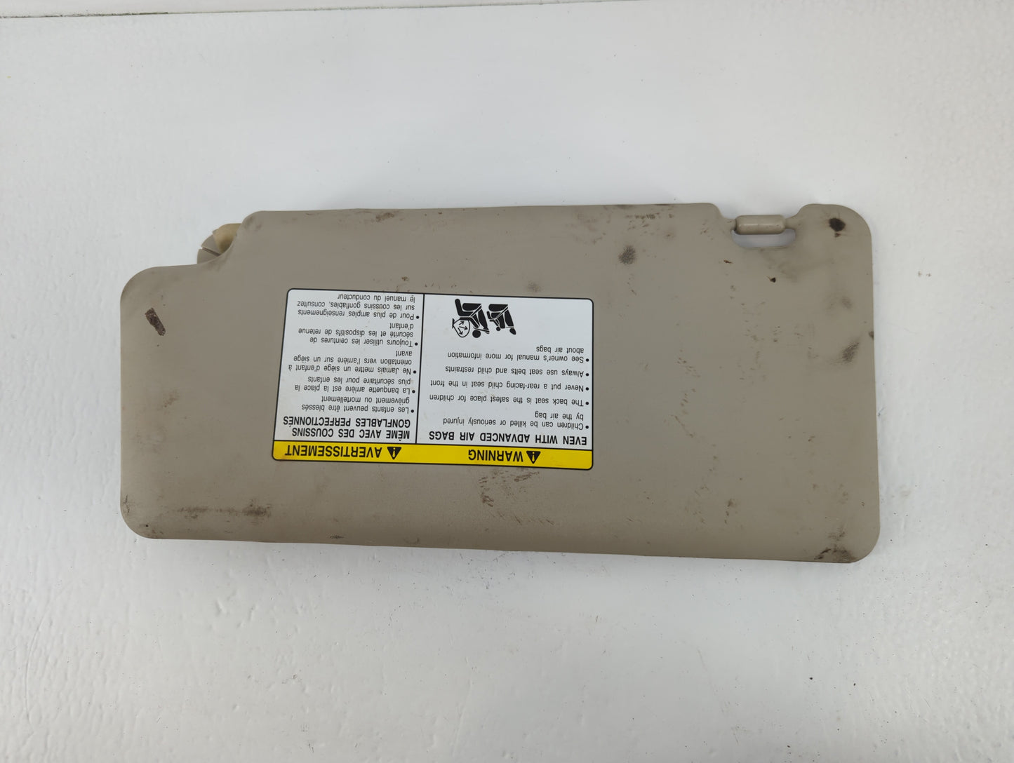2008-2015 Nissan Rogue Sun Visor Shade Replacement Passenger Right Mirror Fits Fits 2008 2009 2010 2011 2012 2013 2014 2015 