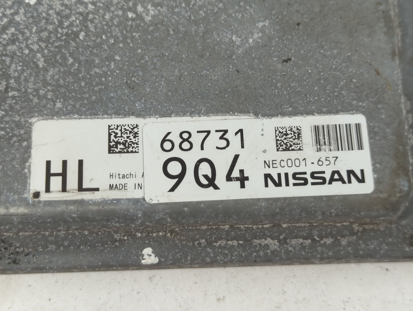 2013-2015 Nissan Rogue PCM Engine Control Computer ECU ECM PCU OEM P/N:NEC001-657 Fits Fits 2013 2014 2015 OEM Used Auto Par