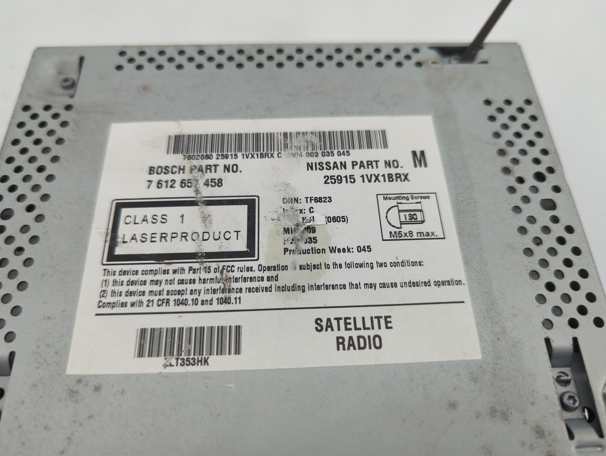 2012-2015 Nissan Rogue Radio AM FM Cd Player Receiver Replacement P/N:25915 1VX1BRX 7 612 651 458 Fits Fits 2012 2013 2014 2