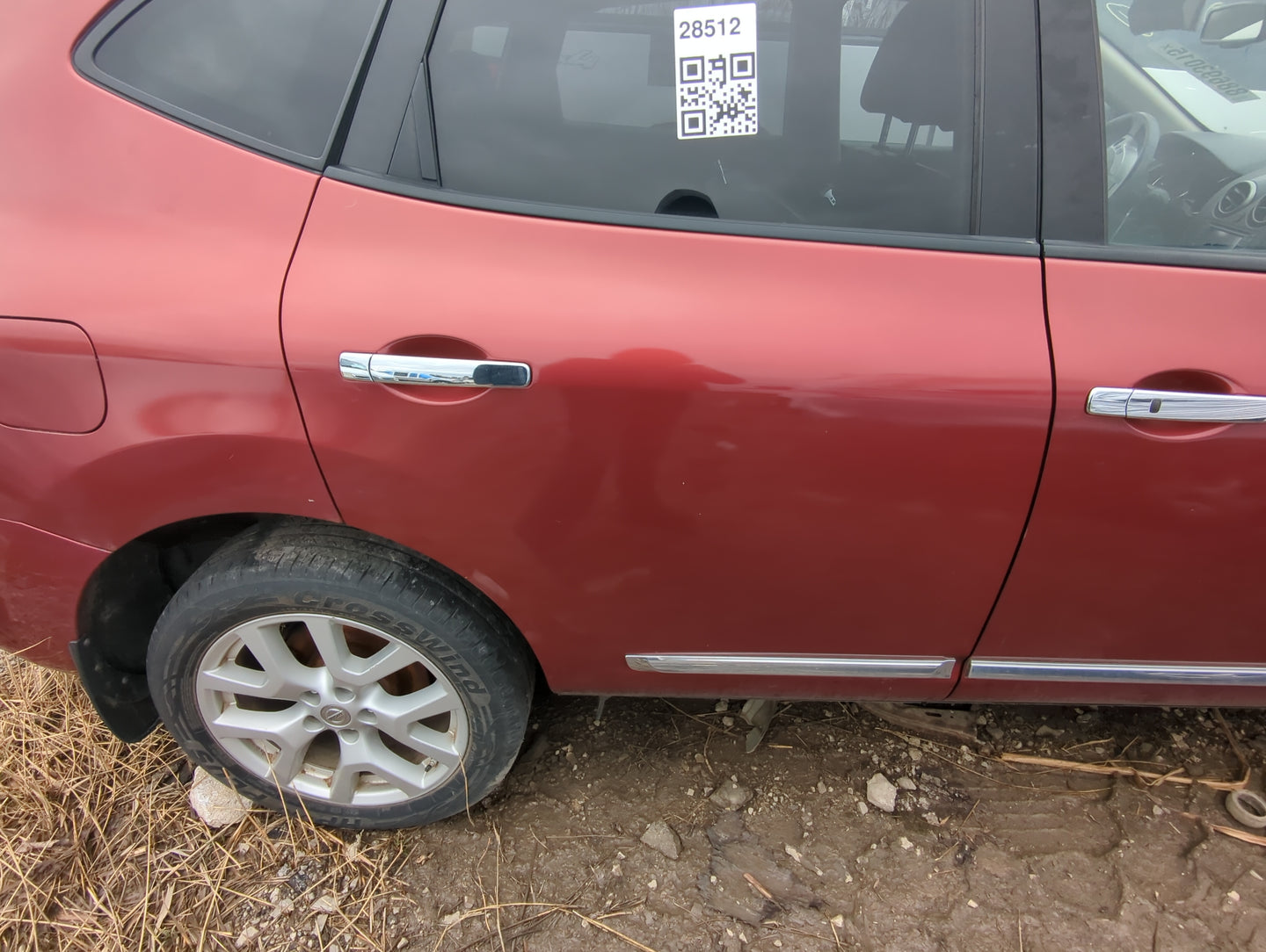 2011-2015 Nissan Rogue Passenger Rear Door Oem - Oemusedautoparts1.com