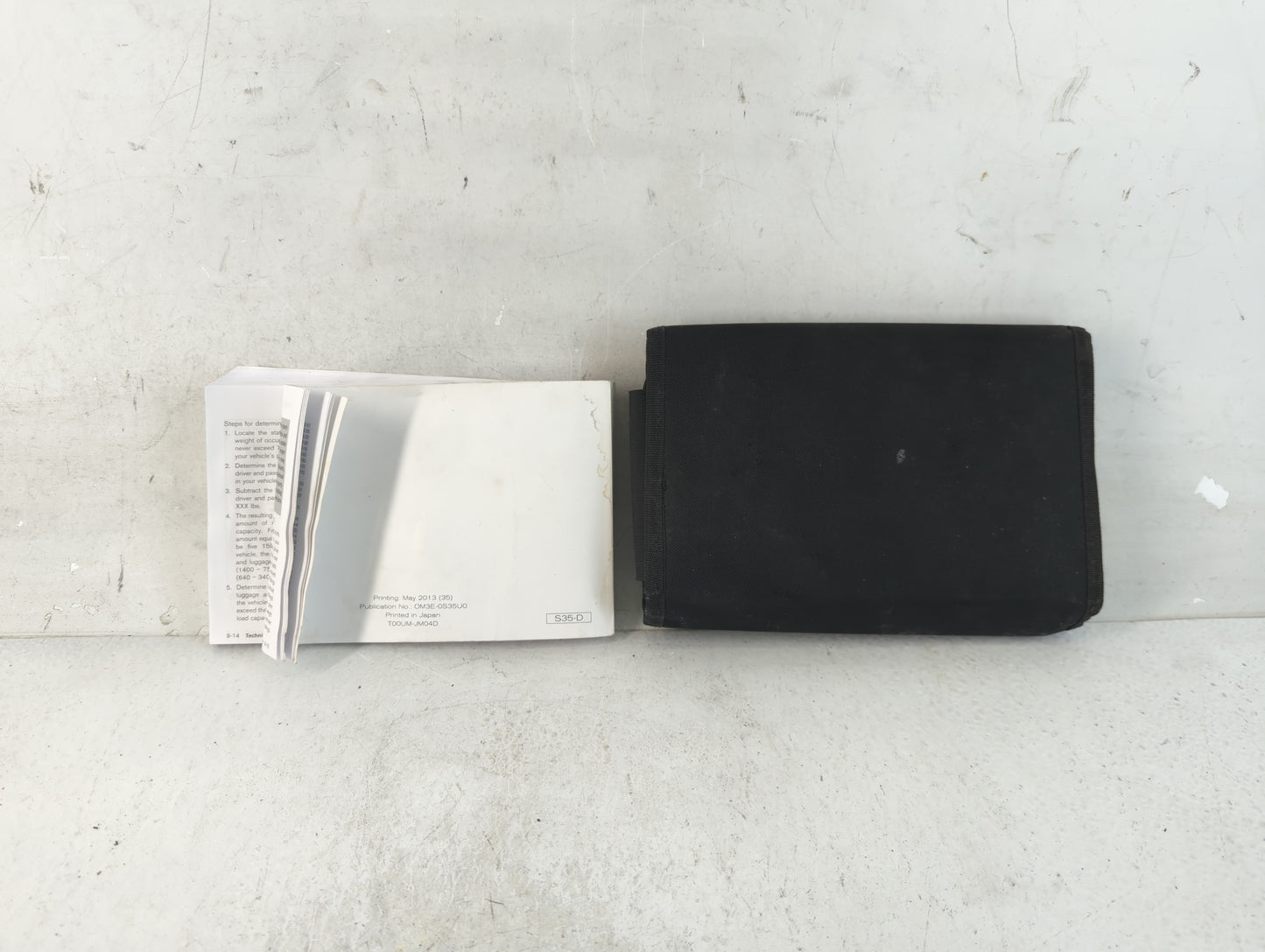 2013 Nissan Rogue Owners Manual Book Guide P/N:OM3E-OS35UO OEM Used Auto Parts - Oemusedautoparts1.com