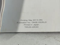 2013 Nissan Rogue Owners Manual Book Guide P/N:OM3E-OS35UO OEM Used Auto Parts - Oemusedautoparts1.com